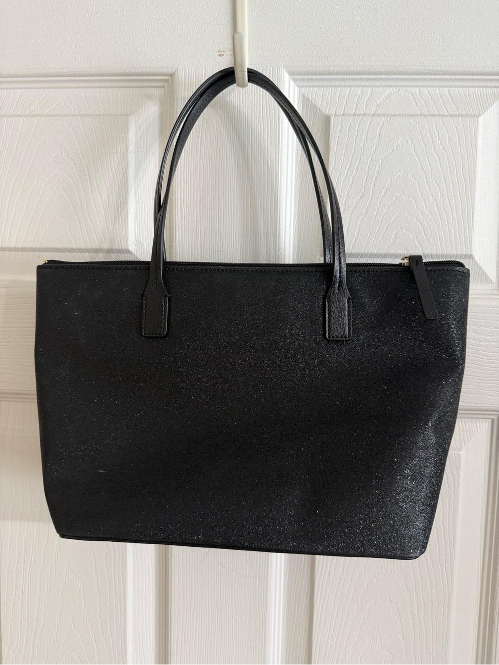 Kate Spade Haven Lane Hani Black Glitter Tote Bag - Picture 4 of 16